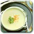 สูตรอาหาร ซุปเผือก (Creamy Taro Soup)